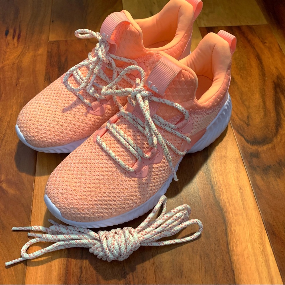 New lightweight pink running shoes